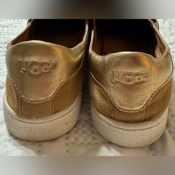 UGG Australia CAS Lady Size 9 Suede Leather Slip On Loafers Spring Fall Summer - Picture 7 of 10